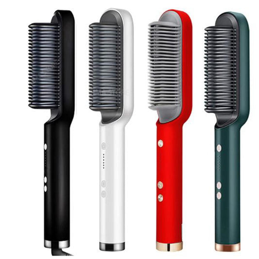 Electric Hair Straightening Comb – Fast Heating Hair Straightener Brush with Temperature Control