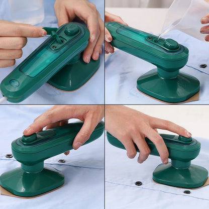 Portable Handheld Steam Iron | Dry & Wet Travel Iron with Water Spray