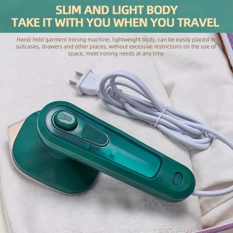 Portable Handheld Steam Iron | Dry & Wet Travel Iron with Water Spray