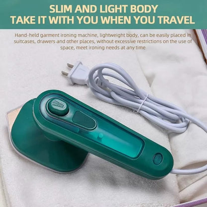 Portable Handheld Steam Iron | Dry & Wet Travel Iron with Water Spray