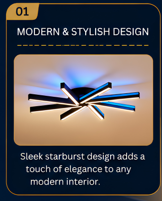Modern LED Ceiling Light – Premium Decorative Ceiling Lamp for Room