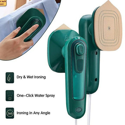Portable Handheld Steam Iron | Dry & Wet Travel Iron with Water Spray
